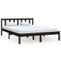 vidaXL Estructura de cama madera maciza de pino King Size 150x200 cm vidaXL Estructura de cama madera maciza de pino King Size 150x200 cm