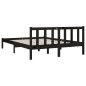 vidaXL Estructura de cama madera maciza de pino King Size 150x200 cm vidaXL Estructura de cama madera maciza de pino King Size 150x200 cm