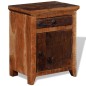 vidaXL Mesita de noche de madera acacia maciza reciclada vidaXL Mesita de noche de madera acacia maciza reciclada