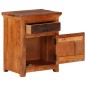 vidaXL Mesita de noche de madera acacia maciza reciclada vidaXL Mesita de noche de madera acacia maciza reciclada