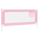 vidaXL Barandilla de seguridad cama de niño rosa tela 190x25 cm vidaXL Barandilla de seguridad cama de niño rosa tela 190x25 cm