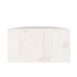 vidaXL Soporte de monitor madera maciza de pino blanco 50x24x13 cm