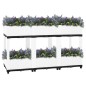 vidaXL Arriate polipropileno 120x40x71 cm
