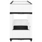 vidaXL Arriate polipropileno 120x40x71 cm