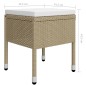vidaXL Juego de comedor de jardín de 5 piezas beige vidaXL Juego de comedor de jardín de 5 piezas beige