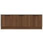vidaXL Mueble de TV madera contrachapada marrón roble 102x35x36,5 cm