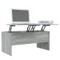 vidaXL Mesa de centro madera contrachapada gris Sonoma 102x50,5x46,5cm vidaXL Mesa de centro madera contrachapada gris Sonoma 102x50,5x46,5cm