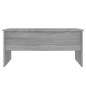 vidaXL Mesa de centro madera contrachapada gris Sonoma 102x50,5x46,5cm vidaXL Mesa de centro madera contrachapada gris Sonoma 102x50,5x46,5cm