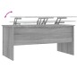 vidaXL Mesa de centro madera contrachapada gris Sonoma 102x50,5x46,5cm vidaXL Mesa de centro madera contrachapada gris Sonoma 102x50,5x46,5cm