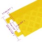 vidaXL Rampa protectora de cables de suelo 2 uds amarillo 98,5 cm vidaXL Rampa protectora de cables de suelo 2 uds amarillo 98,5 cm