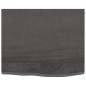 vidaXL Estante de pared madera roble tratada marrón oscuro 60x50x2 cm