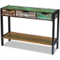 vidaXL Aparador con 3 cajones de madera maciza reciclada vidaXL Aparador con 3 cajones de madera maciza reciclada