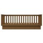 vidaXL Sofá cama madera maciza de pino marrón miel 90x200 cm vidaXL Sofá cama madera maciza de pino marrón miel 90x200 cm