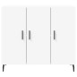 vidaXL Aparador de madera de ingeniería blanco 90x34x80 cm vidaXL Aparador de madera de ingeniería blanco 90x34x80 cm