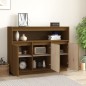 vidaXL Aparador de madera maciza de pino marrón miel 104,5x34x80 cm