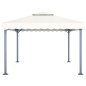 vidaXL Cenador color crema aluminio 400x300 cm vidaXL Cenador color crema aluminio 400x300 cm