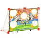 vidaXL Portería de fútbol infantil con pared de portería 120x51x77,5 cm vidaXL Portería de fútbol infantil con pared de portería 120x51x77,5 cm