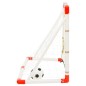 vidaXL Portería de fútbol infantil con pared de portería 120x51x77,5 cm vidaXL Portería de fútbol infantil con pared de portería 120x51x77,5 cm