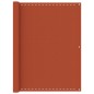 vidaXL Toldo para balcón HDPE naranja 120x600 cm vidaXL Toldo para balcón HDPE naranja 120x600 cm
