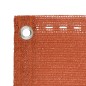 vidaXL Toldo para balcón HDPE naranja 120x600 cm vidaXL Toldo para balcón HDPE naranja 120x600 cm