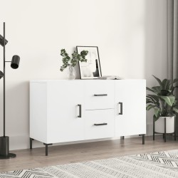 vidaXL Aparador de madera de ingeniería blanco 100x36x60 cm