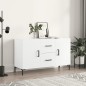 vidaXL Aparador de madera de ingeniería blanco 100x36x60 cm