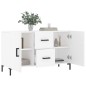 vidaXL Aparador de madera de ingeniería blanco 100x36x60 cm