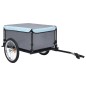 vidaXL Remolque para bicicletas negro y azul 65 kg vidaXL Remolque para bicicletas negro y azul 65 kg