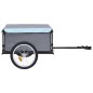 vidaXL Remolque para bicicletas negro y azul 65 kg vidaXL Remolque para bicicletas negro y azul 65 kg