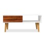 vidaXL Mesa de centro de madera de acacia maciza 90x50x40 cm vidaXL Mesa de centro de madera de acacia maciza 90x50x40 cm
