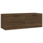 vidaXL Armario pared madera contrachapada marrón roble 100x36,5x35 cm vidaXL Armario pared madera contrachapada marrón roble 100x36,5x35 cm