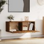 vidaXL Armario pared madera contrachapada marrón roble 100x36,5x35 cm vidaXL Armario pared madera contrachapada marrón roble 100x36,5x35 cm