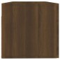 vidaXL Armario pared madera contrachapada marrón roble 100x36,5x35 cm vidaXL Armario pared madera contrachapada marrón roble 100x36,5x35 cm