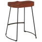 vidaXL Taburetes de bar Gavin 2 uds madera mango maciza 45x38x53 cm vidaXL Taburetes de bar Gavin 2 uds madera mango maciza 45x38x53 cm