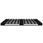 vidaXL Cama de palets de madera maciza de pino negra 120x200 cm vidaXL Cama de palets de madera maciza de pino negra 120x200 cm