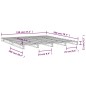 vidaXL Cama de palets de madera maciza de pino negra 120x200 cm vidaXL Cama de palets de madera maciza de pino negra 120x200 cm