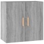 vidaXL Armario de pared madera contrachapada gris Sonoma 60x30x60 cm vidaXL Armario de pared madera contrachapada gris Sonoma 60x30x60 cm