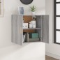 vidaXL Armario de pared madera contrachapada gris Sonoma 60x30x60 cm vidaXL Armario de pared madera contrachapada gris Sonoma 60x30x60 cm