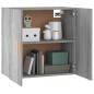 vidaXL Armario de pared madera contrachapada gris Sonoma 60x30x60 cm vidaXL Armario de pared madera contrachapada gris Sonoma 60x30x60 cm