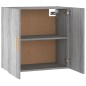vidaXL Armario de pared madera contrachapada gris Sonoma 60x30x60 cm vidaXL Armario de pared madera contrachapada gris Sonoma 60x30x60 cm