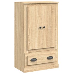 vidaXL Aparador de madera contrachapada roble Sonoma 60x35,5x103,5 cm