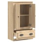 vidaXL Aparador de madera contrachapada roble Sonoma 60x35,5x103,5 cm vidaXL Aparador de madera contrachapada roble Sonoma 60x35,5x103,5 cm