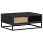 vidaXL Mesa de centro de madera maciza de mango 90x60x35 cm vidaXL Mesa de centro de madera maciza de mango 90x60x35 cm