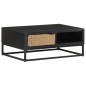 vidaXL Mesa de centro de madera maciza de mango 90x60x35 cm vidaXL Mesa de centro de madera maciza de mango 90x60x35 cm