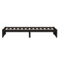 vidaXL Estructura de cama individual madera maciza negra 90x190 cm vidaXL Estructura de cama individual madera maciza negra 90x190 cm