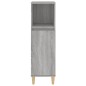 vidaXL Armario de baño madera contrachapada gris Sonoma 30x30x100 cm vidaXL Armario de baño madera contrachapada gris Sonoma 30x30x100 cm
