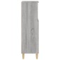 vidaXL Armario de baño madera contrachapada gris Sonoma 30x30x100 cm vidaXL Armario de baño madera contrachapada gris Sonoma 30x30x100 cm