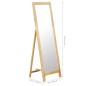 vidaXL Espejo de pie 48x46,5x150 cm madera maciza de roble vidaXL Espejo de pie 48x46,5x150 cm madera maciza de roble