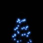 vidaXL Árbol de Navidad en asta de bandera 1400 LED azul 500 cm