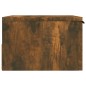 vidaXL Mesitas de noche de pared 2 uds color roble ahumado 34x30x20 cm vidaXL Mesitas de noche de pared 2 uds color roble ahumado 34x30x20 cm